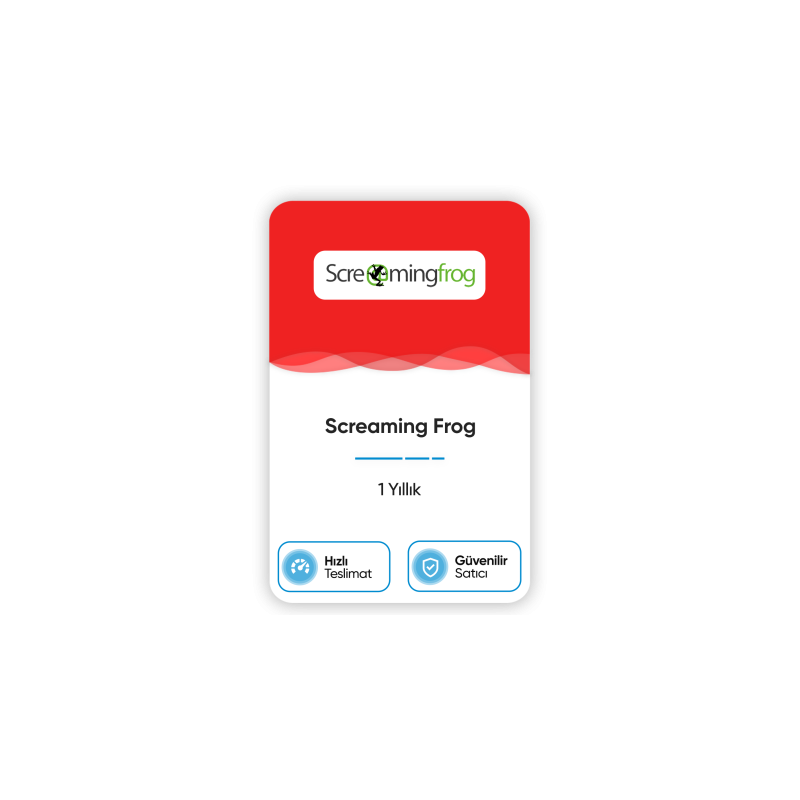 Screaming Frog – 1 Yıllık Screaming Frog – 1 Yıllık