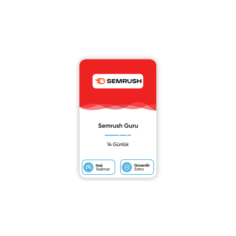 Semrush Guru – 14 Günlük Semrush Guru – 14 Günlük